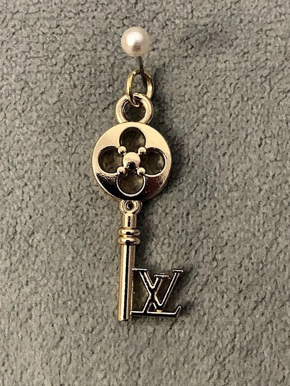 Elegant Upcycled Key Charm